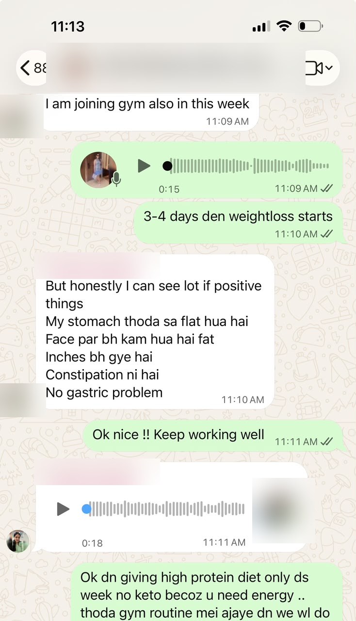 Anonymised client message 4
